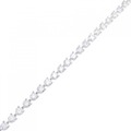 K18WG ダイヤモンド ブレスレット 5.07CT