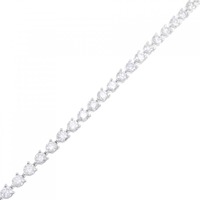 K18WG ダイヤモンド ブレスレット 5.07CT