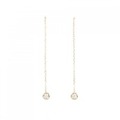 K18PG ダイヤモンド ピアス 0.06CT