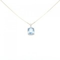 【リメイク】K18YG アクアマリン ネックレス 1.86CT