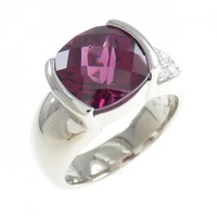 タサキ ガーネット リング 3.84CT