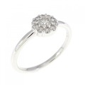 K18WG ダイヤモンド リング 0.23CT