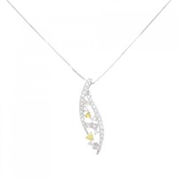 K18WG ダイヤモンド ネックレス 0.510CT