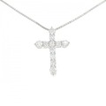 モニッケンダム クロス ダイヤモンド ネックレス 0.51CT