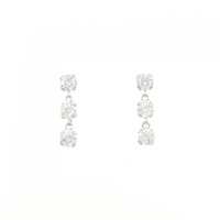 K14WG キュービック ピアス