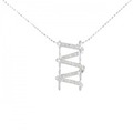 K18WG ダイヤモンド ネックレス 0.25CT