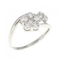 PT フラワー ダイヤモンド リング 0.50CT