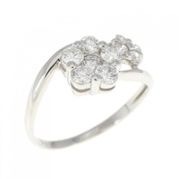 PT フラワー ダイヤモンド リング 0.50CT