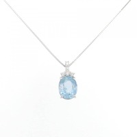 【リメイク】PT アクアマリン ネックレス 1.60CT