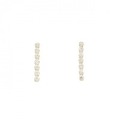【新品】K18YG ダイヤモンド ピアス 0.20CT