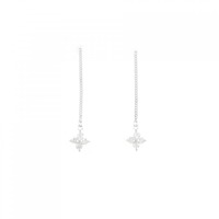 K10WG ダイヤモンド ピアス 0.20CT