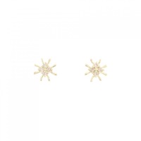 K18YG ダイヤモンド ピアス 0.10CT