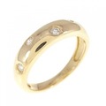 K18YG ダイヤモンド リング 0.13CT