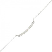 【新品】K18WG ダイヤモンド ブレスレット 0.05CT