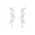 K18WG ダイヤモンド ピアス 1.00CT