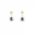 K18YG サファイヤ ピアス 0.54CT