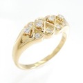 K18YG ダイヤモンド リング 0.12CT