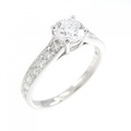 PT ダイヤモンド リング 0.505CT D VVS2 VG