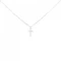 アーカー クロスパヴェ ネックレス 0.05CT