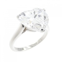 カルティエ ダイヤモンド リング 4.19CT D VS2