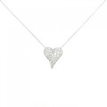 ポンテヴェキオ ハート ダイヤモンド ネックレス 0.50CT