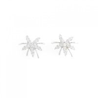 K18WG ダイヤモンド ピアス 0.26CT