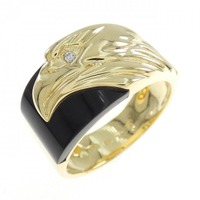 750YG ガラス リング