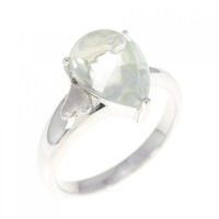 K14WG クオーツ リング 2.00CT