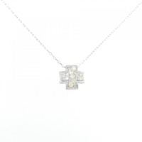K18WG クロス ダイヤモンド ネックレス 0.30CT