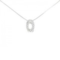 K18WG ダイヤモンド ネックレス 0.07CT