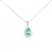 PT エメラルド ネックレス 0.72CT