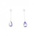【新品】K18WG タンザナイト ピアス 0.70CT