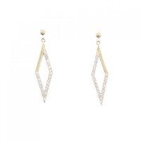 【新品】K18YG ダイヤモンド ピアス 0.30CT