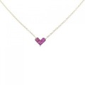 スタージュエリー ミステリアスハート ネックレス 0.13CT