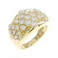 K18YG ダイヤモンド リング 1.57CT