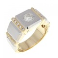 K18YG/PT ダイヤモンド リング 0.311CT