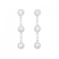 K18WG ダイヤモンド ピアス 1.00CT