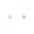K18YG ダイヤモンド ピアス 0.20CT