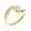 K18YG ダイヤモンド リング 0.53CT