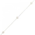 K18YG ダイヤモンド ブレスレット 0.23CT