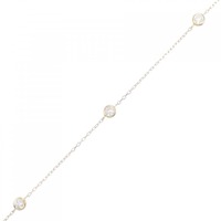 K18YG ダイヤモンド ブレスレット 0.23CT