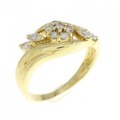 K18YG ダイヤモンド リング 0.14CT