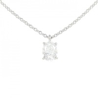 PT ダイヤモンド ネックレス 1.007CT D SI2 オーバルカット