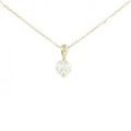 K18YG ダイヤモンド ネックレス 0.33CT