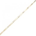 K18YG ダイヤモンド ブレスレット 0.10CT