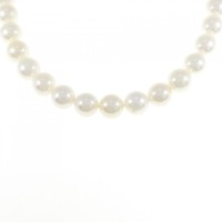 シルバークラスプ アコヤパール ネックレス 7.5-8mm