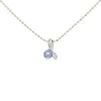 K18WG タンザナイト ネックレス