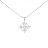 PT フラワー ダイヤモンド ネックレス 0.30CT