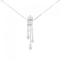 K18WG ダイヤモンド ネックレス 1.00CT