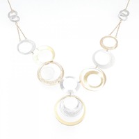 K18スリーカラー ネックレス